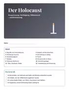 Vorschau - Unterrichtsreihen - Der Holocaust | Arbeitsheft + Klassenarbeit | Ausgrenzung, Verfolgung, Völkermord, Erinnerung | Geschichte Klasse 9/10 | mit Lösungen - Seite 1