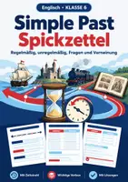 Vorschau - Arbeitsblätter - Simple Past Spickzettel Klasse 6 - Deckblatt