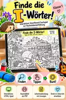 Vorschau - Arbeitsblätter - Finde die I-Wörter! Interaktives Smartboard-Suchspiel! - Deckblatt