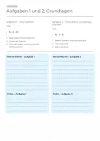 Vorschau - Arbeitsblätter - Mehrschrittige Gleichungen – Aufgabenheft mit Lösungen - Seite 1