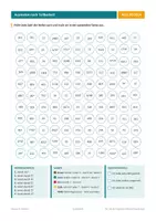 Vorschau - Arbeitsblätter - Teilbarkeitsregeln üben: 9 Ausmalbilder mit Lösungen | Mathematik Klasse 6 - Seite 1