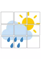 Vorschau - Arbeitsblätter - Klettmappe - Puzzle- Wetter Edition - Seite 3