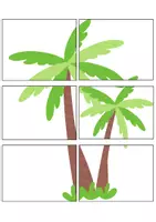 Vorschau - Arbeitsblätter - Klettmappe -Puzzle- Palmen Edition - Seite 3