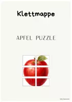 Vorschau - Arbeitsblätter - Klettmappe -Puzzle- Apfel Edition - Deckblatt