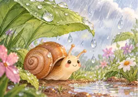 Aperçu - Préparation de séquence / Séquence complète - L'escargot et la pluie - Page 2
