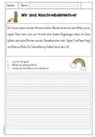 Vorschau - Arbeitsblätter - Abschreibtext Frühling - Seite 3