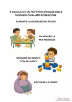 anteprima - Materiale di supporto/inclusione - LA RICREAZIONE - storia sociale - Pagina 1