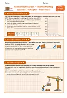 Vorschau - Unterrichtsreihen - Mechanische Arbeit Rechentraining – Physik Sek I Arbeitsblätter inkl. Lösungen - Seite 2