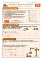 Vorschau - Unterrichtsreihen - Mechanische Arbeit Rechentraining – Physik Sek I Arbeitsblätter inkl. Lösungen - Seite 3