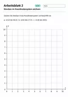 Vorschau - Arbeitsblätter - Koordinatensystem Winkel Flächen und Vierecke Klasse 5 Gymnasium | Materialpaket | 20 PDFs mit 200 Arbeitsblättern - Seite 3