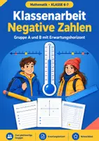 Vorschau - Test - Klassenarbeit Negative Zahlen Klasse 6-7 - Deckblatt