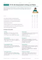 Vorschau - Test - Klassenarbeit Umfang und Fläche Klasse 5 - Seite 3