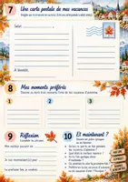 Vorschau - Spiele - 🍂 Mes vacances d’automne – 3 Arbeitsblätter - Seite 3