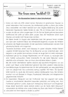Vorschau - Arbeitsblätter - Sachtexte – mit Aufgaben zu „Sprache untersuchen“ | 3./4. Klasse - Seite 1