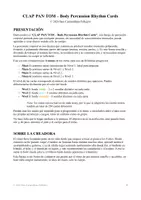 Vista previa - Juegos / Gamificación - Baraja imprimible de percusión corporal en 4/4 Mazo 1 - página 2