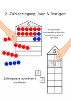 Vorschau - Arbeitsblätter - Zahlen zerlegen – Komplett-Paket (E-I-S-Prinzip) - Seite 3