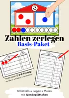 Vorschau - Arbeitsblätter - Zahlen zerlegen - Basis-Paket (E-I-S- Prinzip) - Deckblatt