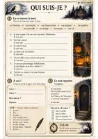 Vorschau - Arbeitsblätter - Le Mystère de Minuit - Halloween Krimi Rätsel - Französisch Paket - Seite 3