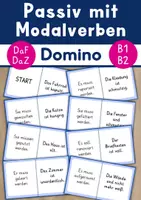 Vorschau - Spiele - Grammatikspiele | Domino-Spiele | DaF DaZ | A2-B1 - Seite 1