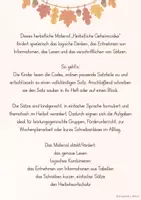 Vorschau - Arbeitsblätter - Herbstliche Geheimcodes-Lesen,Rätseln,Schreiben - Seite 1