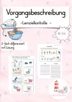 Vorschau - Unterrichtsreihen - Lernzielkontrollen/Arbeiten Deutsch Materialpaket (Kl. 3) - Seite 1