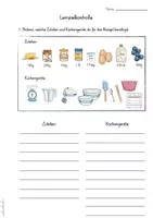 Vorschau - Arbeitsblätter - Vorgangsbeschreibung/ Rezept Lernzielkontrolle/ Arbeit (Kl. 3) - Seite 3