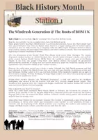 Vorschau - Arbeitsblätter - Black History Month in the UK - Stationenlernen - Seite 1