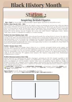 Vorschau - Arbeitsblätter - Black History Month in the UK - Stationenlernen - Seite 3