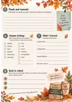 Vorschau - Arbeitsblätter - My autumn holidays – kreatives Englisch-Arbeitsblätter-Set - Seite 2