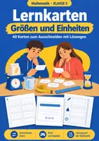 Vorschau - Spiele - Lernkarten Größen und Einheiten Klasse 5 - Deckblatt
