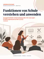 Vorschau - Stundenentwürfe - Materialpaket: Schule und Schulentwicklung verstehen und beurteilen | 7 Unterrichtsstunden mit Lösungen | Pädagogik - Seite 1