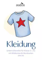 Vorschau - Unterrichtsreihen - Kleidung DaZ Unterrichtsreihe für Klasse 3 | A1 mit Bildkarten - Deckblatt