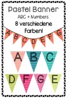 Vorschau - Mal- und Bastelvorlagen - Wachsendes Wimpel set (für Wimpelketten) - Seite 1
