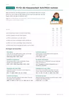Vorschau - Test - Klassenarbeit schriftlich rechnen Klasse 4 - Seite 3