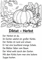Vorschau - Mal- und Bastelvorlagen - 🦔🎃🦊 Herbst-Diktate für die 2. und 3. Klasse - Seite 2