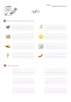 Vorschau - Arbeitsblätter - Freebie: Deutsch Arbeitsblatt zum Sp/St aus dem Materialpaket Deutsch - Seite 1