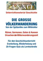 Vorschau - Bildkarten - VÖLKERWANDERUNG - Von der Antike zum Mittelalter - Römer, Germanen, Gotem & Hunnen - Deckblatt