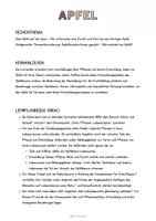 Vorschau - Unterrichtsreihen - Materialpaket: Der Apfel - Unterrichtsreihe, UB-Stunde und Material - Seite 1