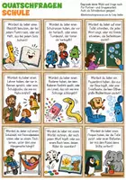 Vorschau - Spiele - Schule Sprechanlässe Deutsch Grundschule Quatschfragen - Seite 3