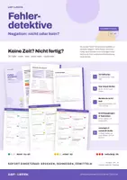 Vorschau - Stationenlernen - Negation: nicht oder kein? A1–B1 | Fehlerdetektive DaF/DaZ - Deckblatt