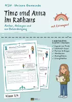 Vorschau - Unterrichtsreihen - Ämter im Rathaus: Arbeitsblätter Sachunterricht 3/4 – 41 Seiten mit Lösungen - Seite 1