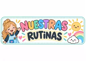 Vista previa - Unidades / Secuencias / Situaciones de Aprendizaje - Panel de rutinas visuales | Educación Infantil - página 1