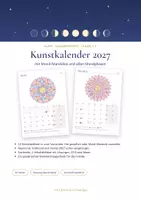 Vorschau - Arbeitsblätter - Kunstkalender 2027: Mandalas & Mondphasen - Deckblatt