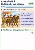 Vorschau - Arbeitsblätter - Philippus erklärt die gute Nachricht | Religion Klasse 1 Arbeitsblätter | Evangelische Religionslehre | 10 Arbeitsblätter als PDF - Seite 3