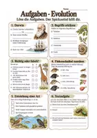 Vorschau - Arbeitsblätter - Biologie Klasse 8–10 – Genetik und Evolution - Spickzettel-Paket - Seite 1
