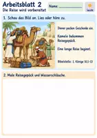 Vorschau - Arbeitsblätter - Die Königin von Saba besucht Salomo | Religion Klasse 1 Arbeitsblätter | Evangelische Religionslehre | 10 Arbeitsblätter als PDF - Seite 2