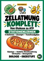 Vorschau - Stationenlernen - Zellatmung komplett: Aerober Abbau von Glukose - Stationenlernen mit Lösungen & Transferaufgaben | Oberstufe Biologie - Deckblatt
