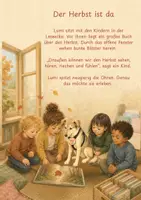 Vorschau - Mal- und Bastelvorlagen - Lumi entdeckt den Herbst - Vorlesegeschichte mit Herbstmaterial für Klasse 1 - Seite 3