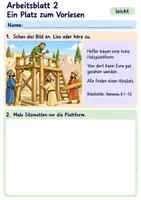 Vorschau - Arbeitsblätter - Esra liest Gottes Wort | Religion Klasse 1 Arbeitsblätter | Evangelische Religionslehre | 10 Arbeitsblätter als PDF - Seite 2