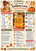 Vorschau - Experimente - 🍂🫧 Goldene Lava-Lampe – Herbst-Experiment für Krippe & Kita 🫧🍂 - Seite 1